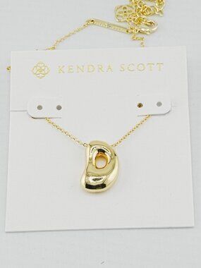 Kendra Scott Polished Letter Necklace